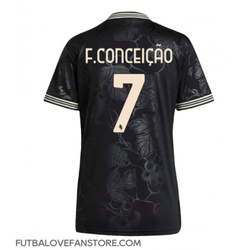 Juventus Francisco Conceicao #7 Tretí Ženy futbalový dres 2025-26 Krátky Rukáv Juventus Francisco Conceicao #7 Tretí Ženy futbalový dres 2025-26 Krátky Rukáv